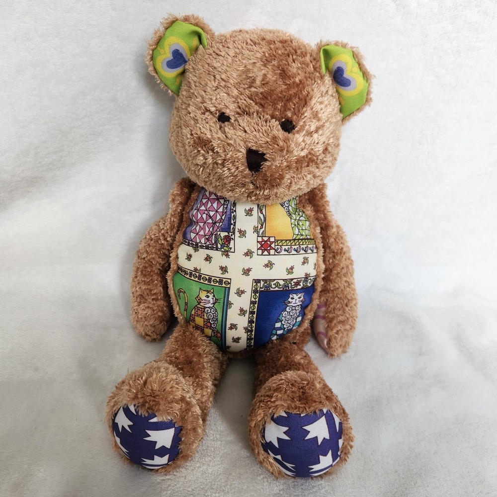 Jim Shore Boyds Bear WHISKERS Jointed Plush 2006 Cat Print New NWT